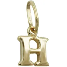 GALLAY Buchstabenanhänger 8x7mm Gold