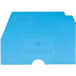 100St. WIELAND API 10-16 ETK/1/V0 Abschlussplatte-API 10-16 ETK/1/V0