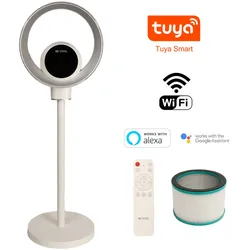 BE COOL Design-Standventilator mit Luftreiniger und WiFi BCBFLWiFi01