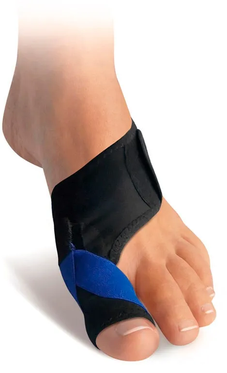 Hallux-Bandage FUSSGUT "Individual" Zehenkorrektoren Gr. 36/39, schwarz Bandage Hallux-Valgus-Bandage links, in 2 Größen (SM 36-39) & (LXL40-43)