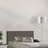 Talamo Italia Bettkopfteil Cleo, Kopfteil aus Kunstleder an der Wand, 100% Italy, geeignet für ein Queen-size-bett, Cm 130x60, Turteltaube - Grau