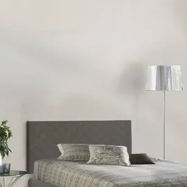 Talamo Italia Bettkopfteil Cleo, Kopfteil aus Kunstleder an der Wand, 100% Italy, geeignet für ein Queen-size-bett, Cm 130x60, Turteltaube - Grau