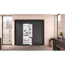 E (A bis G) NEFF Einbaukühlgefrierkombination Kühlschränke Gr. Rechtsanschlag, weiß Einbaukühlgefrierkombinationen