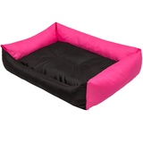 HobbyDog Eco bed - Pink sides and black mattress XXL