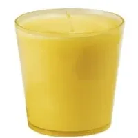 DUNI Switch & Shine Refillkerzen 151516 , 1 Karton = 2 x 6 Stück = 12 Kerzen, gelb