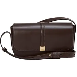 Marc O'Polo "mit edlem Magnetverschluss", Damen, Gr. B/H/T: 7cm x 11cm x 12cm, braun (shaded braun), Leder, unifarben, Taschen Umhängetasche
