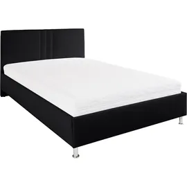 Westfalia Schlafkomfort Elba 100 x 200 cm Kaltschaummatratze | H2 | ohne LED-Beleuchtung Microfaser schwarz