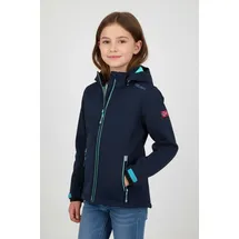 TROLLKIDS Trollfjord Softshelljacke - Navy / Mint - 164 cm