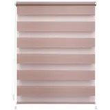 Lichtblick Duo Rollo / Doppelrollo Klemmfix 70 x 150 cm verspannt altrosa