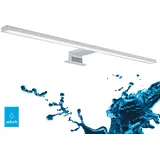 Briloner - LED Spiegelleuchte, Spiegellampe chrom, 780 Lumen, 4.000k Ip44