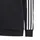 Adidas Essentials 3-Streifen Fleece Kapuzenjacke Black / White 140