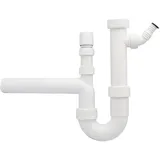 Otto Haas KG Haas Siphon 1 1/2 Zoll DN 40 mit Rohrbelüfter