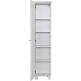 WELLTIME Midischrank WELLTIME "Trento, verschiedene Ausführungen und Farben", weiß, B:30cm H:130cm T:27cm, MDF, Schränke, Midischrank, Badmöbel, Breite 30 cm, 1 Tür, Made in Germany