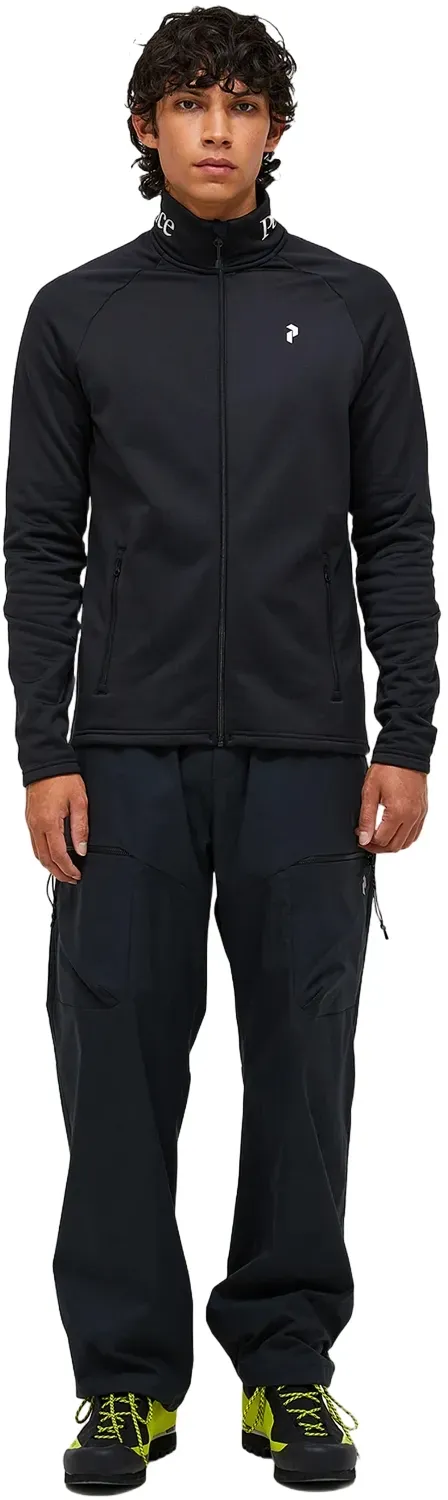 Peak Performance Layer Rider Essentials Zip, schwarz