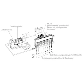 Pfannenberg Optisch-akustischer Signalgeber PY X-MA-05 10-57VDC AM RAL3000 Orange 2 St.