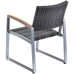 2er Set Stuhl Gartenstuhl Balkon Garten Kunststoff