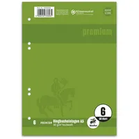 Staufen PREMIUM Ringbucheinlagen Lin6 weiß 734033606 6-Loch