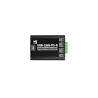 Waveshare Industrial Grade CAN/CAN FD Bus Data Analyzer, USB to CAN FD Adapter, CAN/CAN FD Bus Communication Interface Card, CAN/CAN FD Protocol Data Analyzer, Support Windows and Linux