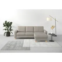Home Affaire Ecksofa HOME AFFAIRE "Summer L-Form", grau (steel), B:249cm H:91cm T:164cm, 95% Polyester, 5% Polyamid, Sofas, Ecksofa, mit Recamiere, mit oder ohne Bettfunktion und Bettkasten, Cord-Bezug