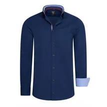 RUSTY NEAL Langarmhemd Blau S