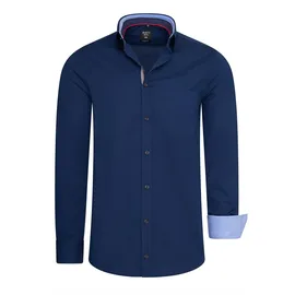 RUSTY NEAL Langarmhemd Blau S
