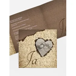 Hochzeitskarten Einladungen selbst gestalten mit Spruch und Fotos im Onlinedesigner bei Meine-Kartenmanufaktur.de