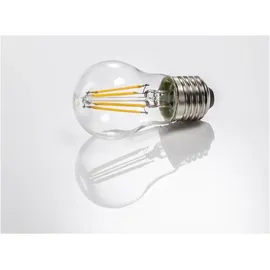 xavax LED-Filament, E27, 470lm ersetzt 40W, Tropfenlampe, Warmweiß, Klar (00112834)