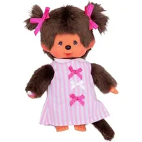 Monchhichi Mädchen im Schleifen-Kleid | 20 cm | Monchhichi