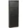 VCM ebuy24 Schuhschrank mit 4 Klappen/ in Metall Schwarz