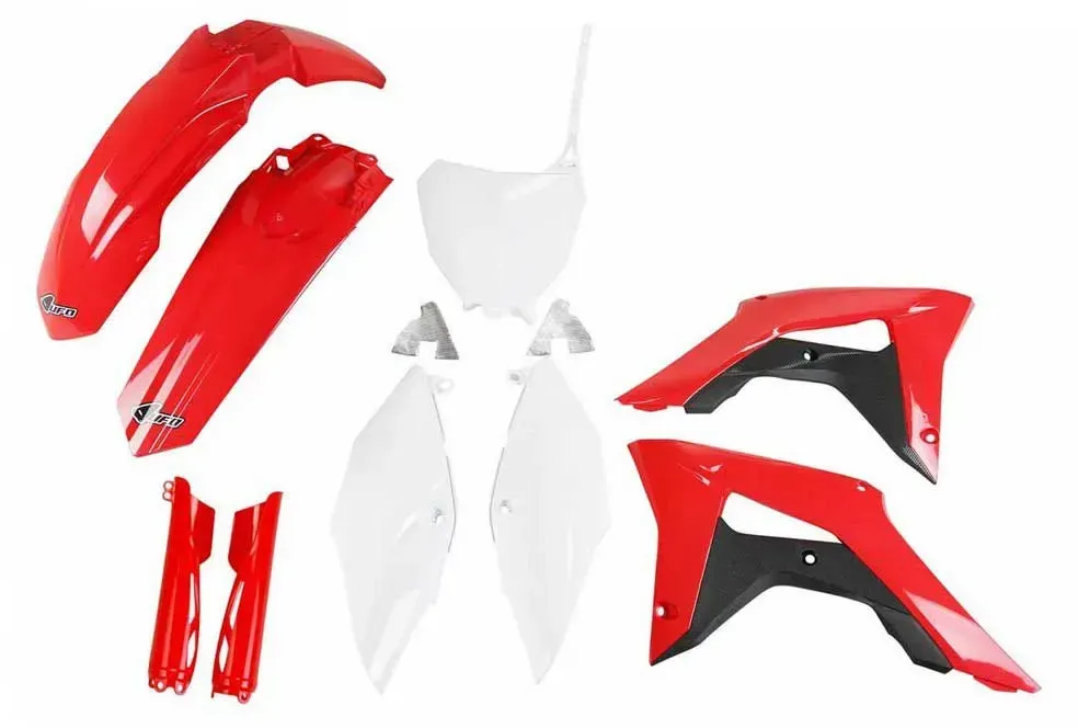 Ufo Honda Crf 250r/450r 2018-2021 Hokit119f-999 Fork Protectors & Plastikbausatz - Original - One Size