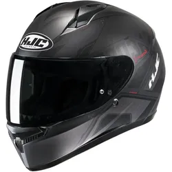 HJC C10 Inka Helm, schwarz-rot, Größe S für Männer