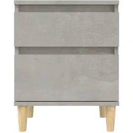 vidaXL Nachttisch Betongrau 40x35x50 cm
