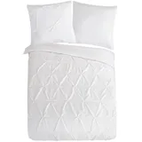 Pure Bettwäsche Elegance, weiß Polyester B/L: ca. 155x220 cm, - weiß