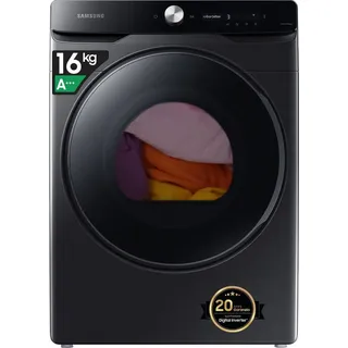 Samsung DV16DG8600BVU3 Wäschetrockner Freistehend Frontlader 16 kg  Schwarz - Schwarz
