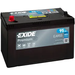 Exide EA955 Premium Carbon Boost 12V 95Ah 800A Autobatterie