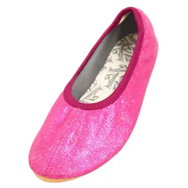 Beck Mädchen Basic Glitzer Gymnastikschuhe, Pink, 25 EU