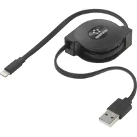 Renkforce USB-Kabel USB 2.0 USB-A Stecker, Apple Lightning Stecker 0.80 m Schwarz RF-4352330