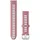 Garmin Forerunner 265S, Schnell-Wechsel 18mm Silikon Armband Rosa/Steinweiß