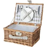 Boltze Picknickkorb Darnley, 40 x 28 x 19 cm, natur