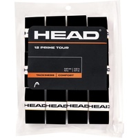 Head Unisex-Adult 12 Prime Tour Tennis Griffband, Schwarz, One Size