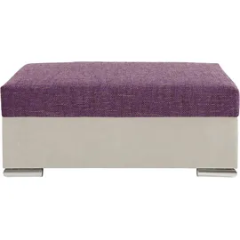 Collection AB Hocker John optional Federkernpolsterung 100 x 40 x 70 cm Lila