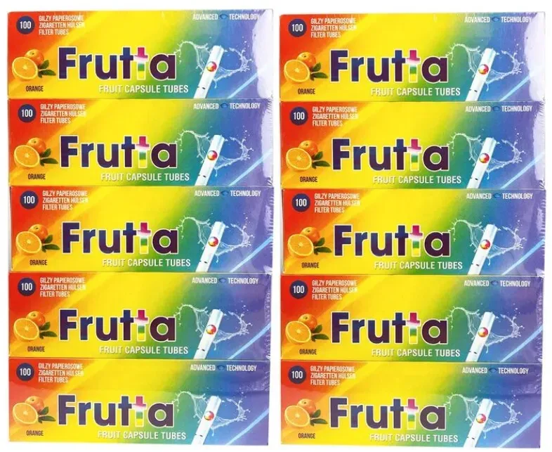 10x Frutta Hülsen Orange 100er