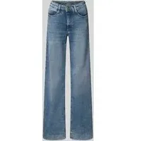 MAC Wide Leg Jeans mit 5-Pocket-Design, Hellblau, 32/30