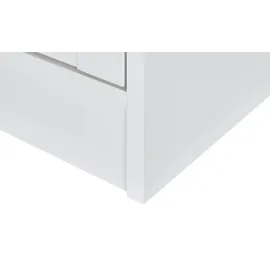 Möbel Kraft Nachtschrank Laurito 50 x 35 x 50 cm Weiß