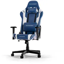 DXRacer PRINCE L Blau & Weiß PVC Leder das Orginal Gaming Stuhl