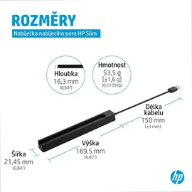 HP Slim Pen Charger Touchpen Ladestation