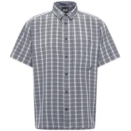 Jack Wolfskin Meseta Shirt M, CHECK stark white