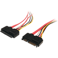 Startech StarTech.com SATA Verlängerung 30cm - 22pin Kombikabel Stecker