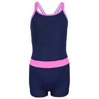 Aquarti Badeanzug Mädchen Dunkelblau/Rosa 140