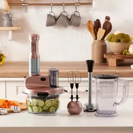 KARACA Mastermaid Küchenroboter Langer Mixer Rosegold